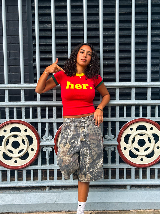 Red Baby Tee