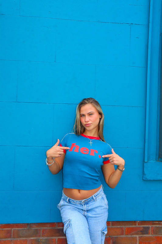 Baby Blue Tee